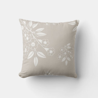 Boho Chic Floral Pattern Aesthetic Cushion