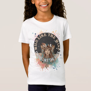 Boho Chic Free Spirit Feather Dreams T-Shirt