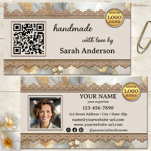 Boho Chic Handmade Modern Crafts Business Card