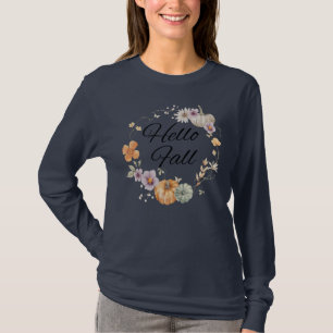 Boho Chic Hello Fall Botanical Shirt