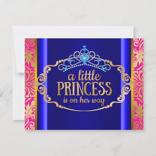 Boho Chic Indian Princess Baby Shower Invitation (Front)