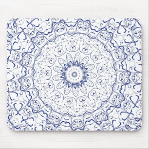 Boho Chic Lace Look Mouse Pad