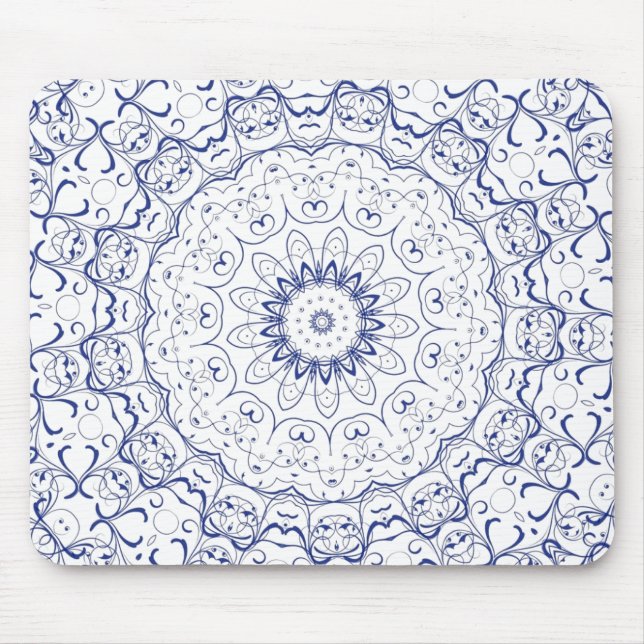 Boho Chic Lace Look Mouse Pad (Front)