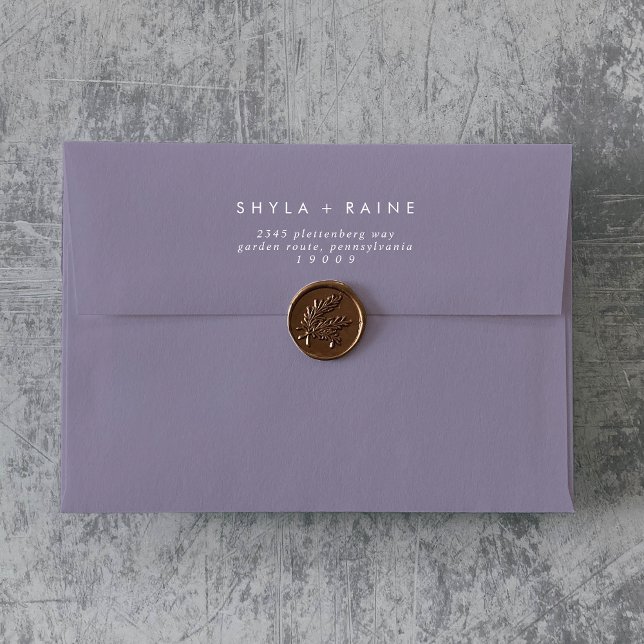 Boho Chic Lavender Purple Wedding Envelopes (Boho Chic Lavender Purple Wedding Envelopes)