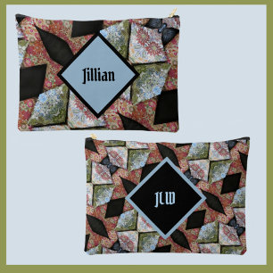 Boho Chic Patchwork Multi Colour Accessory Pouch