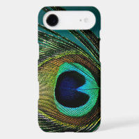 Boho Chic Peacock Plume Aesthetic Modern Photo