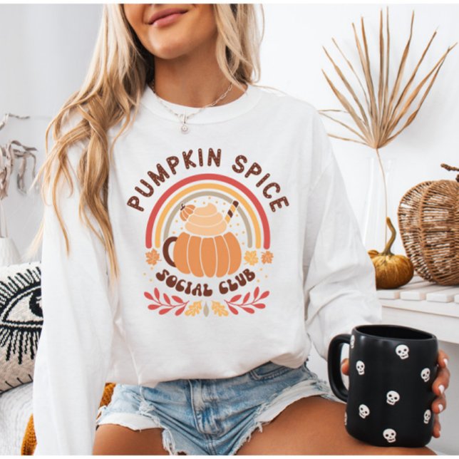 Boho Chic Pumpkin Spice Social Club  Sweatshirt (Creator Uploaded)