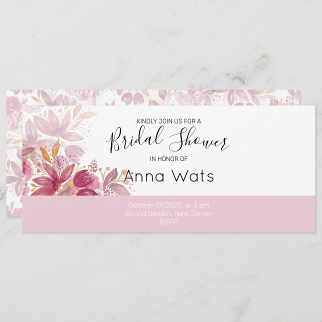 Boho Chic Terracotta Blush Floral  (Front/Back)