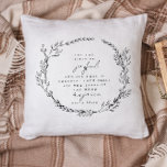 Boho Christian Bible Verse Wildflowers Cushion<br><div class="desc">Boho Christian Bible Verse Wildflowers Throw Pillow</div>