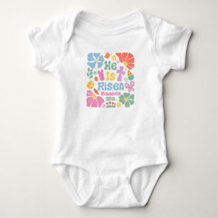 Boho Christian Easter Baby Bodysuit