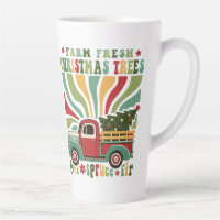 Boho Christmas Farm Fresh Trees Truck 