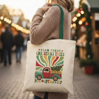 Boho Christmas Farm Fresh Trees Truck