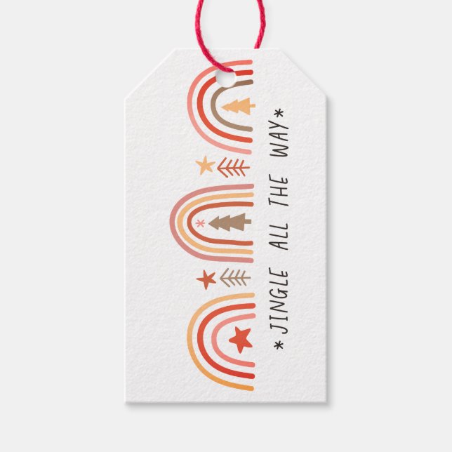 Boho Christmas Gift Tag (Front)