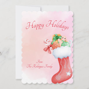 BOHO CHRISTMAS GREETING CARD