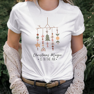 Boho Christmas Magic Festive Holiday T-Shirt