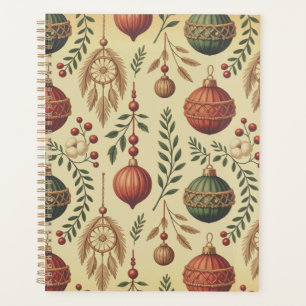 Boho Christmas Ornaments Planner