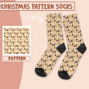 Boho Christmas Party Christmas Sock Boho Socks