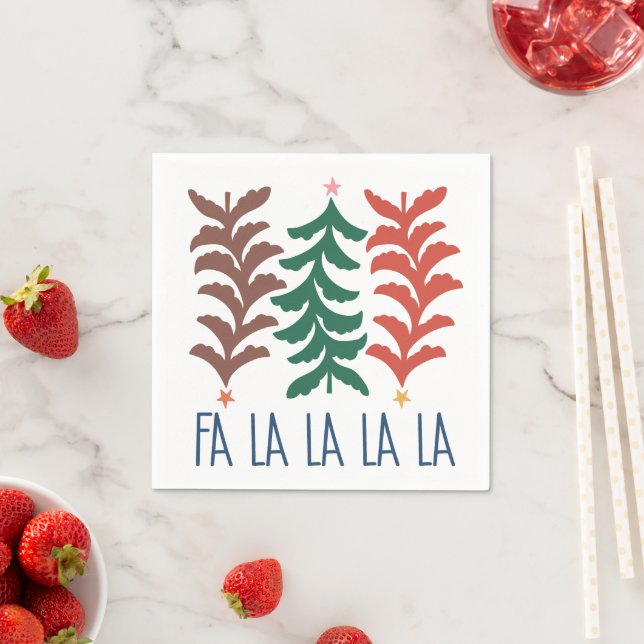 Boho Christmas Quote  Napkin (Insitu)