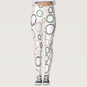 Boho Circles  Leggings