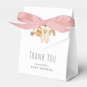 Boho Clothesline Girl Baby Shower Favour Box