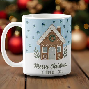 Boho Cookie House Snowflakes Family Coffee Mug