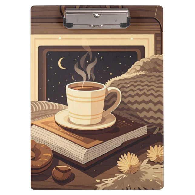 Boho Cosy Night - Celebrate cosy nights  Clipboard (Front)