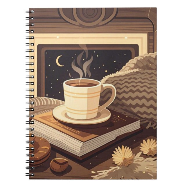 Boho Cosy Night - Celebrate cosy nights  Notebook (Front)