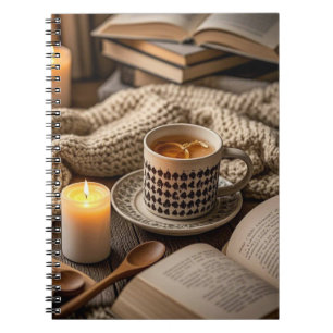 Boho Cosy Warm Candle lights Notebook