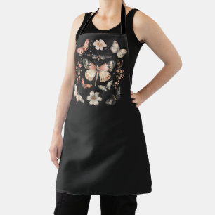 Boho Cottagecore Monarch Butterfly Apron