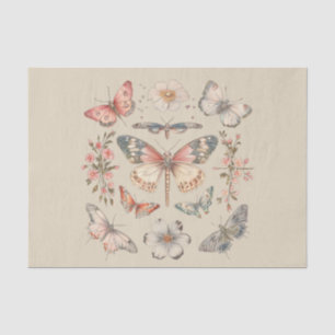 Boho Cottagecore Monarch Butterfly Decoupage  Tissue Paper