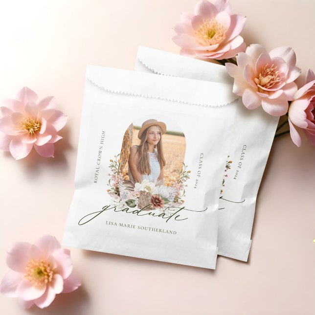 Boho Cowgirl Country Western Graduation Party  Favour Bags (Boho Cowgirl Country Western Graduation Party Favor Bag)