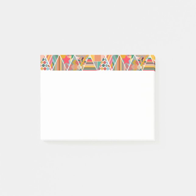 Boho Crazy Quilt Post-it Notes (Front)