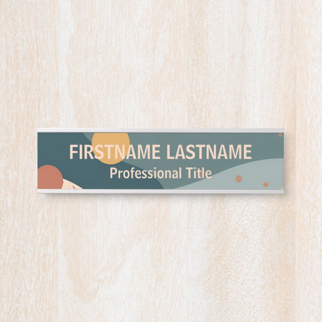 Boho Custom Name Door Sign (Front)