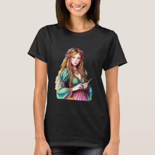 Boho Cute Girl T-Shirt