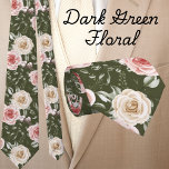 Boho Dark Sage Green Blush Cream Floral Neck Tie<br><div class="desc">Boho Dark Sage Green Blush Cream Floral Neck Tie Add a touch of whimsy and romance to your wedding day look with the Wedding Boho Dark Sage Green Tie, with Blush Watercolor Flowers and Cream Roses Floral Neck Tie. Designed with an ethereal blend of soft blush pinks, delicate watercolor florals,...</div>