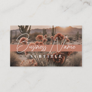 Boho Derset Flower Business Card