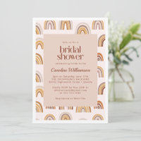 Boho Desert Rainbow in Neutrals Bridal Shower