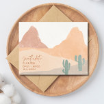 Boho Desert Rust Terracotta Wedding Save the Date Announcement Postcard<br><div class="desc">Announce your special day in style with this beautiful Boho Desert Rust Terracotta Wedding Announcement Postcard! Featuring a dreamy watercolor desert design with earthy rust and terracotta tones, this postcard perfectly captures the free-spirited essence of your love story. Ideal for boho and desert-themed weddings, it's a unique and artistic way...</div>