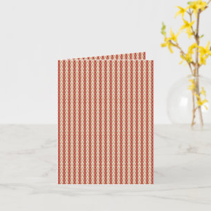 Boho Desert Stripe Pattern Design Card