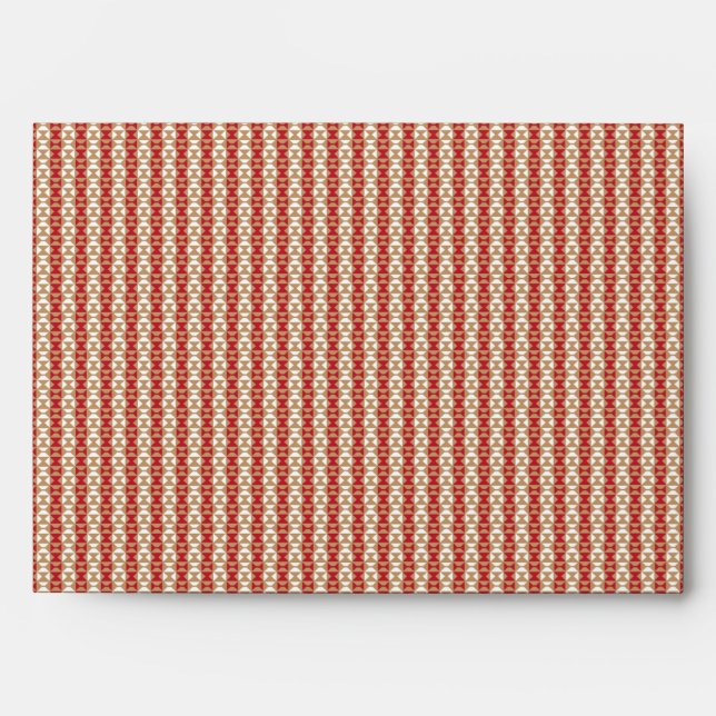 Boho Desert Stripe Pattern Design Envelope (Front)