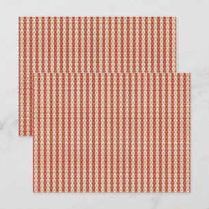 Boho Desert Stripe Pattern Design Postcard