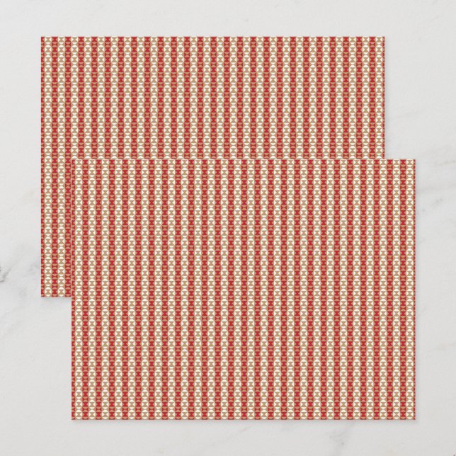 Boho Desert Stripe Pattern Design Postcard (Front/Back)