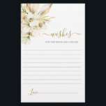 Boho Desert Wishes for the Bride card<br><div class="desc">Boho Desert wishes for the bride and groom card</div>