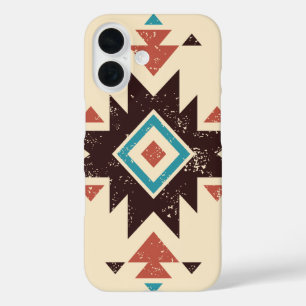 Boho Diamond Emblem iPhone 16 Case
