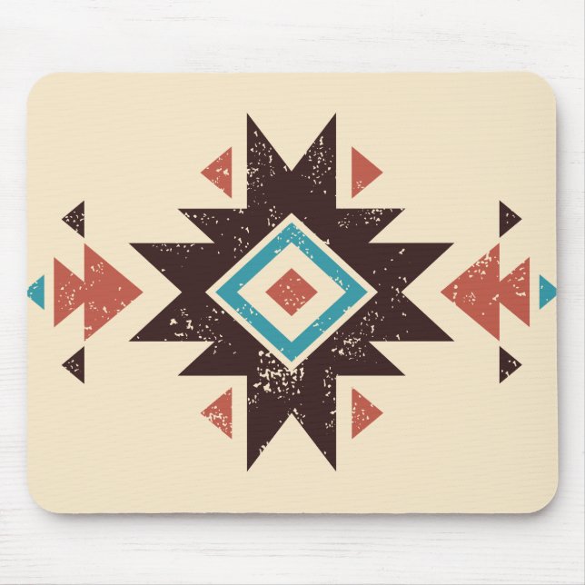 Boho Diamond Emblem Mouse Pad (Front)
