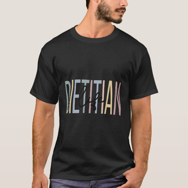 Boho Dietician Proud Dieticians Dietetics T-Shirt (Front)