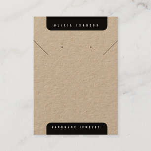 Boho DIY Handmade Jewellery Earrings Necklace Card