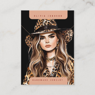 Boho DIY Handmade Jewelry Earrings Necklace Card