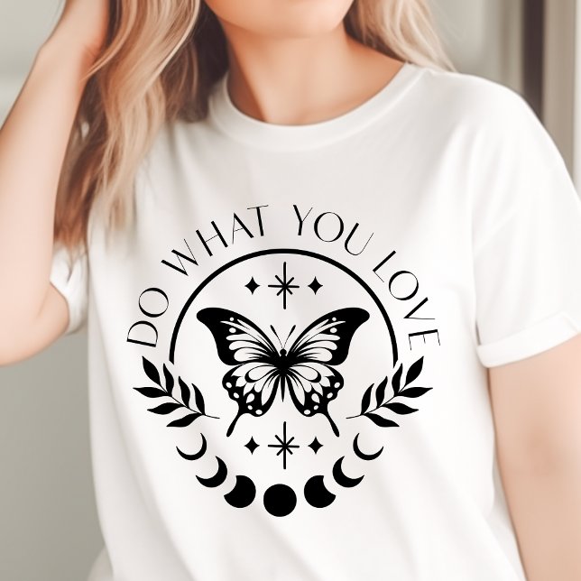 Boho Do What You Love Butterfly Motivation Tri-Blend Shirt (Creator Uploaded)