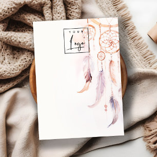Boho Dreamcatcher Blank Jewellery Logo Display Business Card